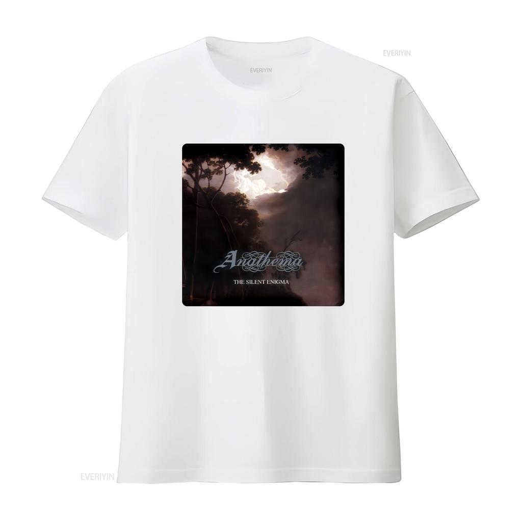 Neues DTG T-Shirt ANATHEMA das stille Rätsel Mystische Waldszene Design vintage Gewaschen Herren Streetwear Stilvoll Atmungsaktiv