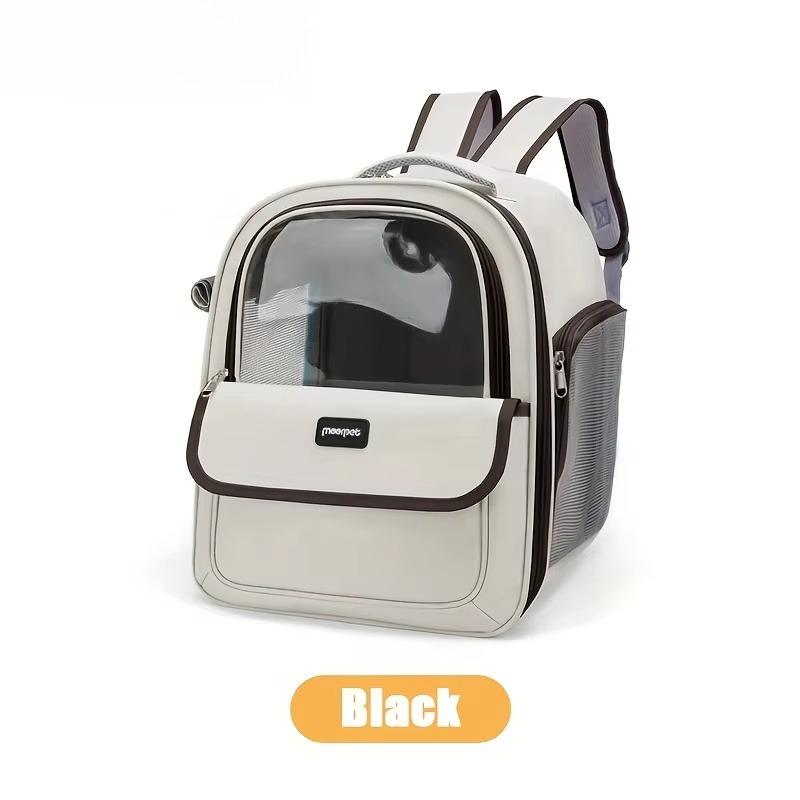 Sac à dos transporteur pour animaux de compagnie pliable et portable en maille respirante de grande capacité pour chien et chat, fournitures de voyage en plein air, camping, randonnée