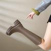 Small thick-soled boots for women's 2025 autumn new models, but knee-high knight boots, boots for women's autumn and winter boots