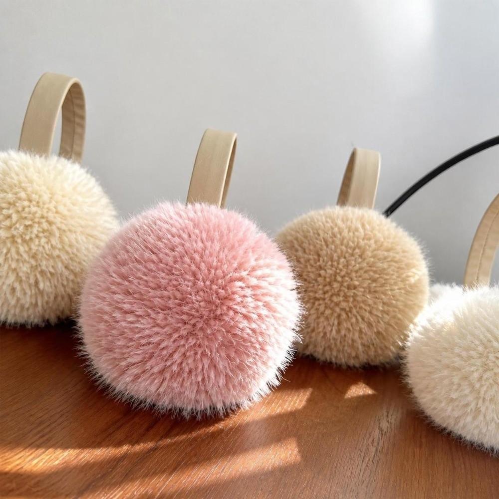 Foldable Ear Warmer Thickened Cycling Earmuffs Korean Style Plush Earmuffs for Men and Women