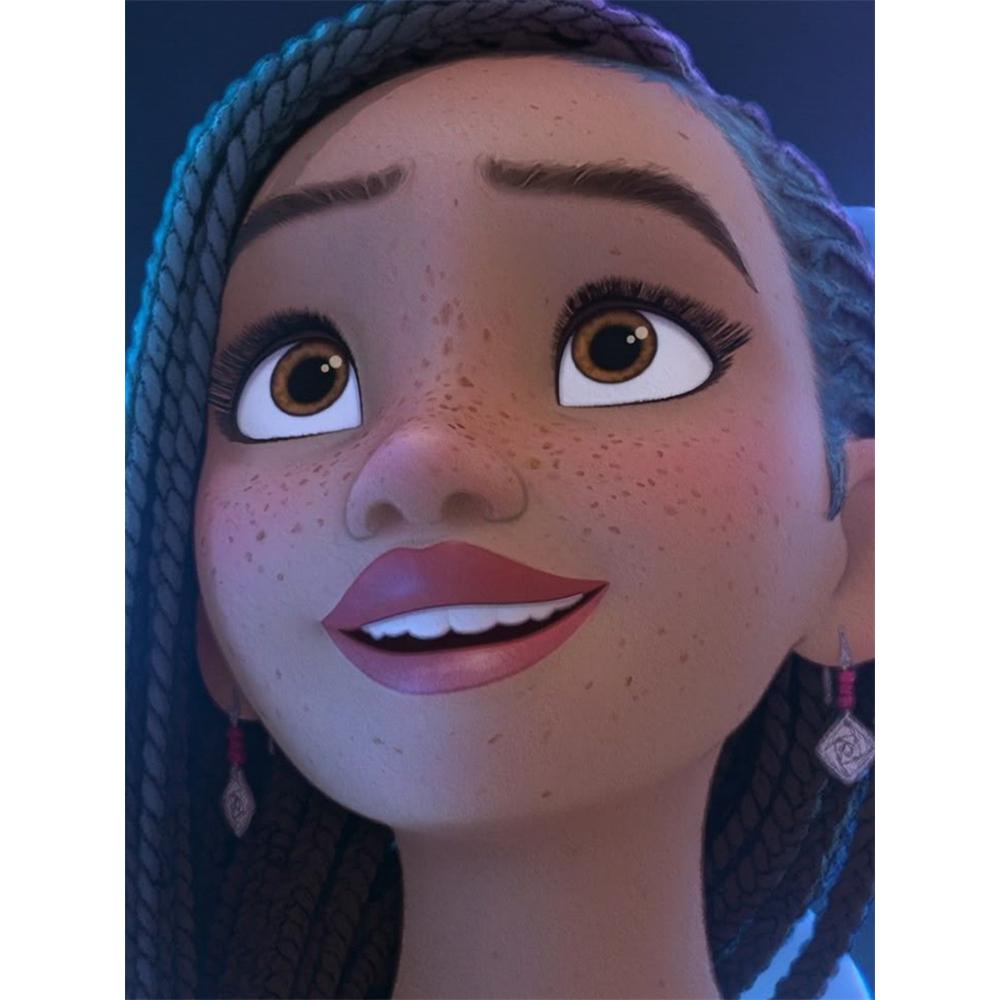 

Disney Diamond Painting 5D DIY Wish Upon A Star Character Asha Illustration Art Mosaic Embroidery Decoration Cross Stitch Gift Round 20x30cm