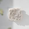 Wall Decoration Wall Hanging Ceramic Handmade Three-dimensional Rose Artificial Flower Porcelain Painting Picture Frame