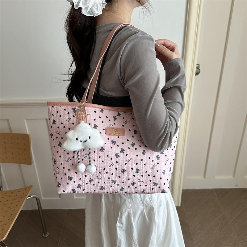 Personality simple large-capacity bag women's fashion casual texture shoulder bag spring women's tote bag