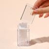 1 Stück Transparente Mini-Wattestäbchenbox, Pflasterbox, Kompakte und praktische multifunktionale Aufbewahrungsbox, Reise-Zahnseidebox