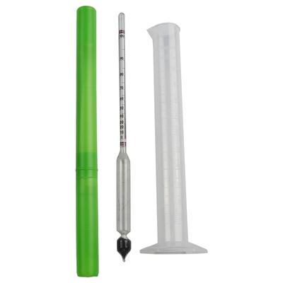 Alcohol Meter With Measuring Cup 0-100% Meter Alcohol Hydrometer