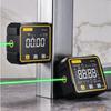 Digital Display Laser Inclinometer Dual Laser Cross Line Slope Meter  For Home Renovation