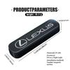 ABS Car Temporary Parking Card Phone Number Plate Auto Accessories For Lexus UX250h RX450h RX300 GX470 CT200h RX400h NX300h