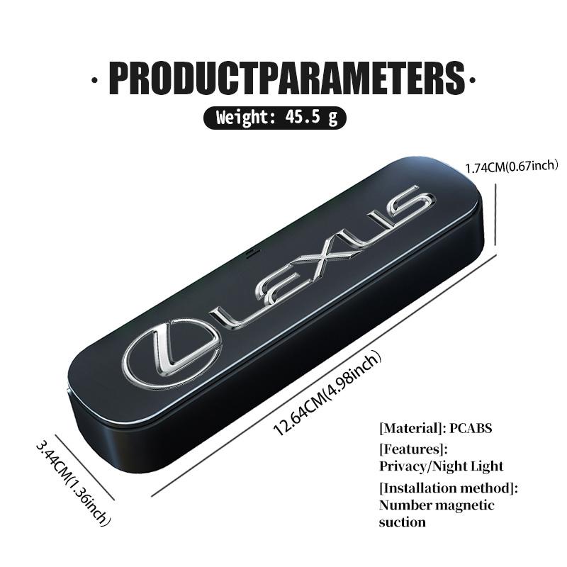 ABS Car Temporary Parking Card Phone Number Plate Auto Accessories For Lexus UX250h RX450h RX300 GX470 CT200h RX400h NX300h