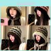 Classic Knit Hat With Adjustable Strap For Winter Warmth Casual Style