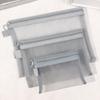 1/3pcs Mesh Transparent Cosmetic Bag Skin Care Storage Bag Handbag Portable Travel Wash Organizer Student Stationery Bag
