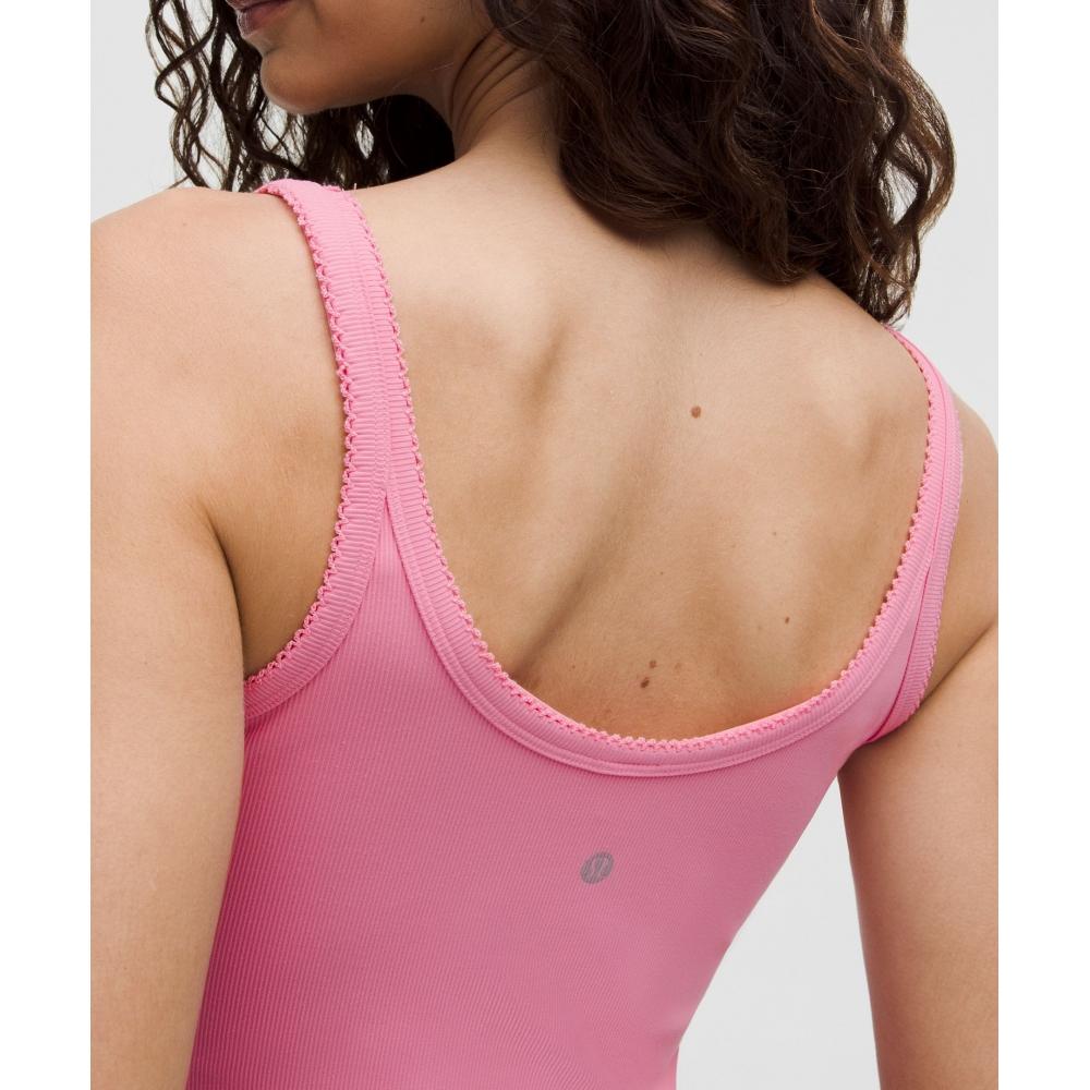 Lululemon Nulu Ribbed Cropped Tank Top  Heart Candy Cloud
