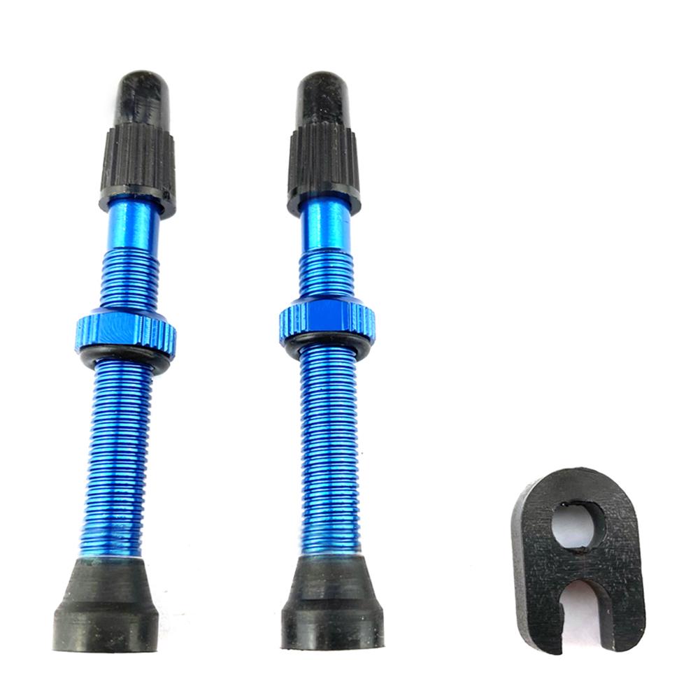 2pcs 60mm Alloy Stem Presta Valve + Tool Easily Installation Personal Bicycle Parts for Road MTB Bike Tubeless Tire Tyre