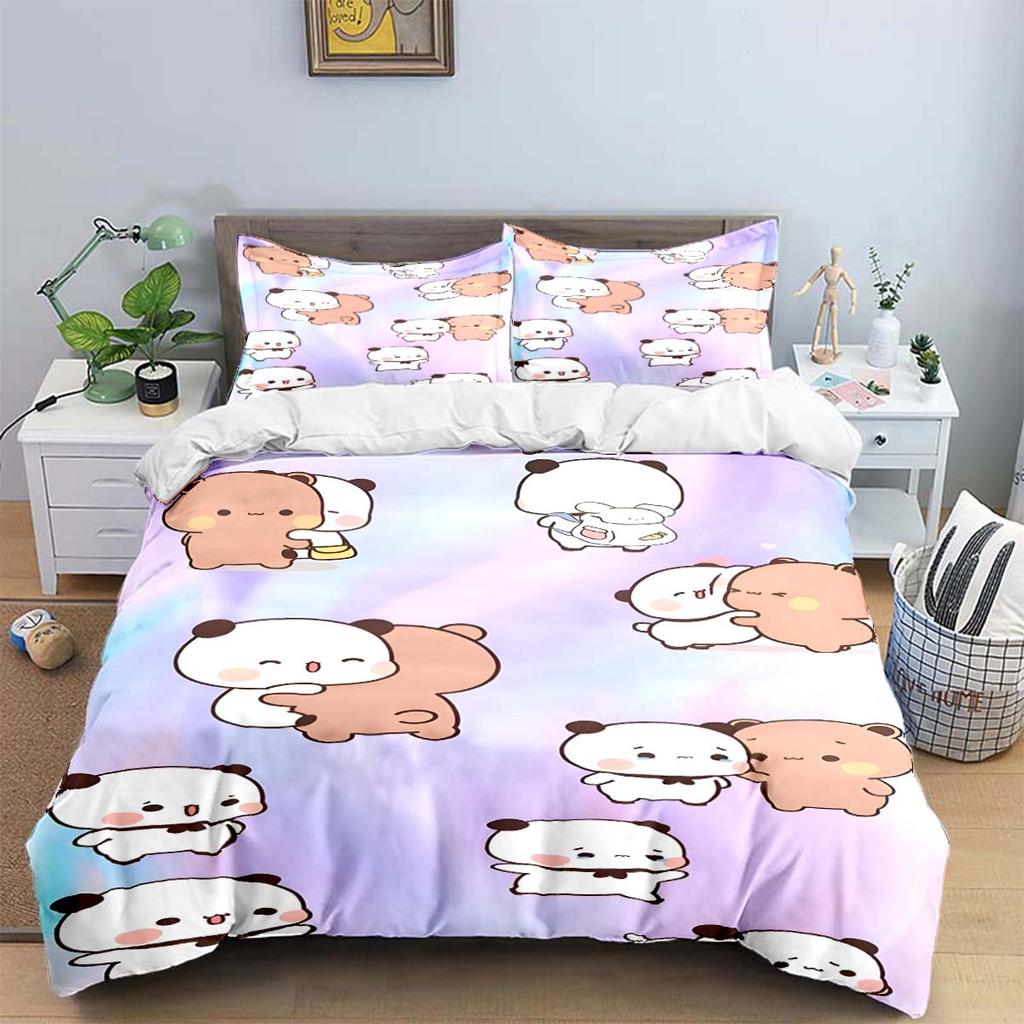 Exquisite Cartoon  B-Bubu Wallpaper  Anime Digital Printing Bedding Set Duvet Cover Comforter Bed  Youth Kids Girl Boys Gift