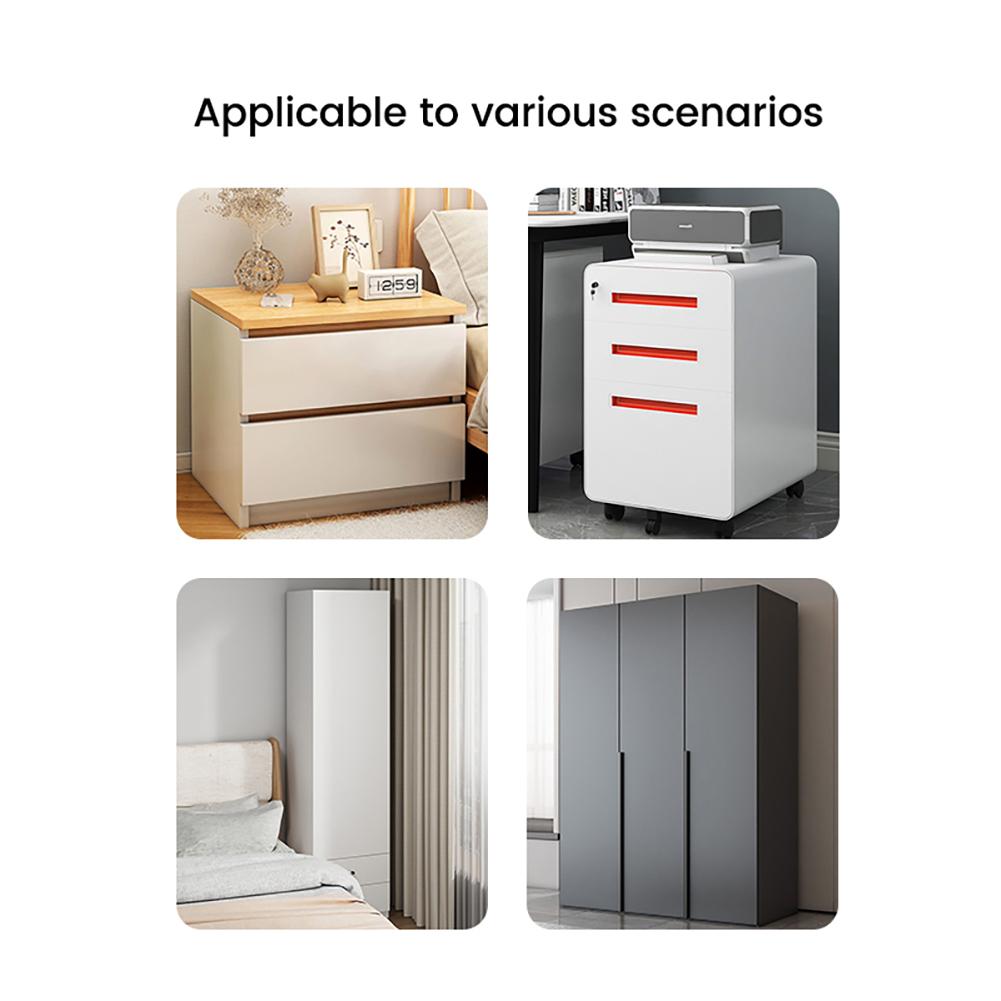 Fingerprint Cabinet Lock Smart Biometric Keyless Hidden File Drawer Wardrobe Lock Child
