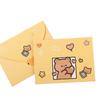 Cartoon Blank Greeting Cards Envelopes Style DIY Greeting Cards Foldable Cardstock For Invitations Wedding Graduation Message