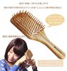 ORIENEX Wooden Hairbrush with Comb for Beautiful Hair Care, Scalp, Shoulder, and Face Massage (Large)