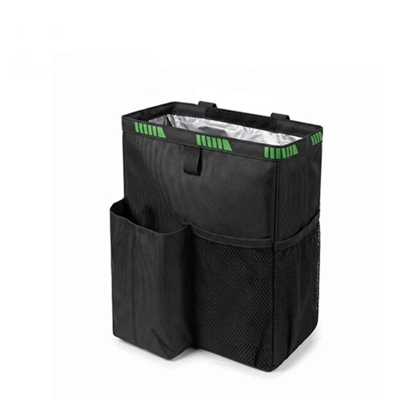 Waterproof Car Trash Can Foldable Large Capacity Hanging Car Trash Bin Rubbish Container Waste Organizer For Car Accessories