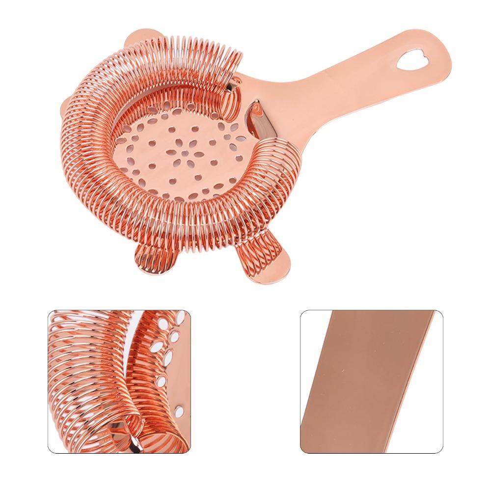 Stainless Steel Bar Strainer Mirror Polished Bartender Ice Filter Cocktail Strainer Restaurant