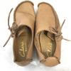 Clarks Wallabees Leather Moccasin Brown 4.5/23.0-23.5cm(USED)