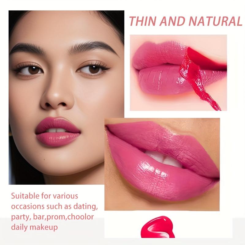 Gloss Labbra Peel-Off Semi-Permanente Impermeabile Rossetto Opaco Texture Non Appiccicosa Non Macchia Idratante Illuminante Naturale