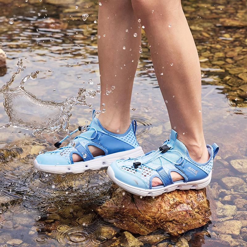 Anta Comfortable Breathable Non-Slip Durable Childrens Sandals Kids Sandals Blue A312426906-3