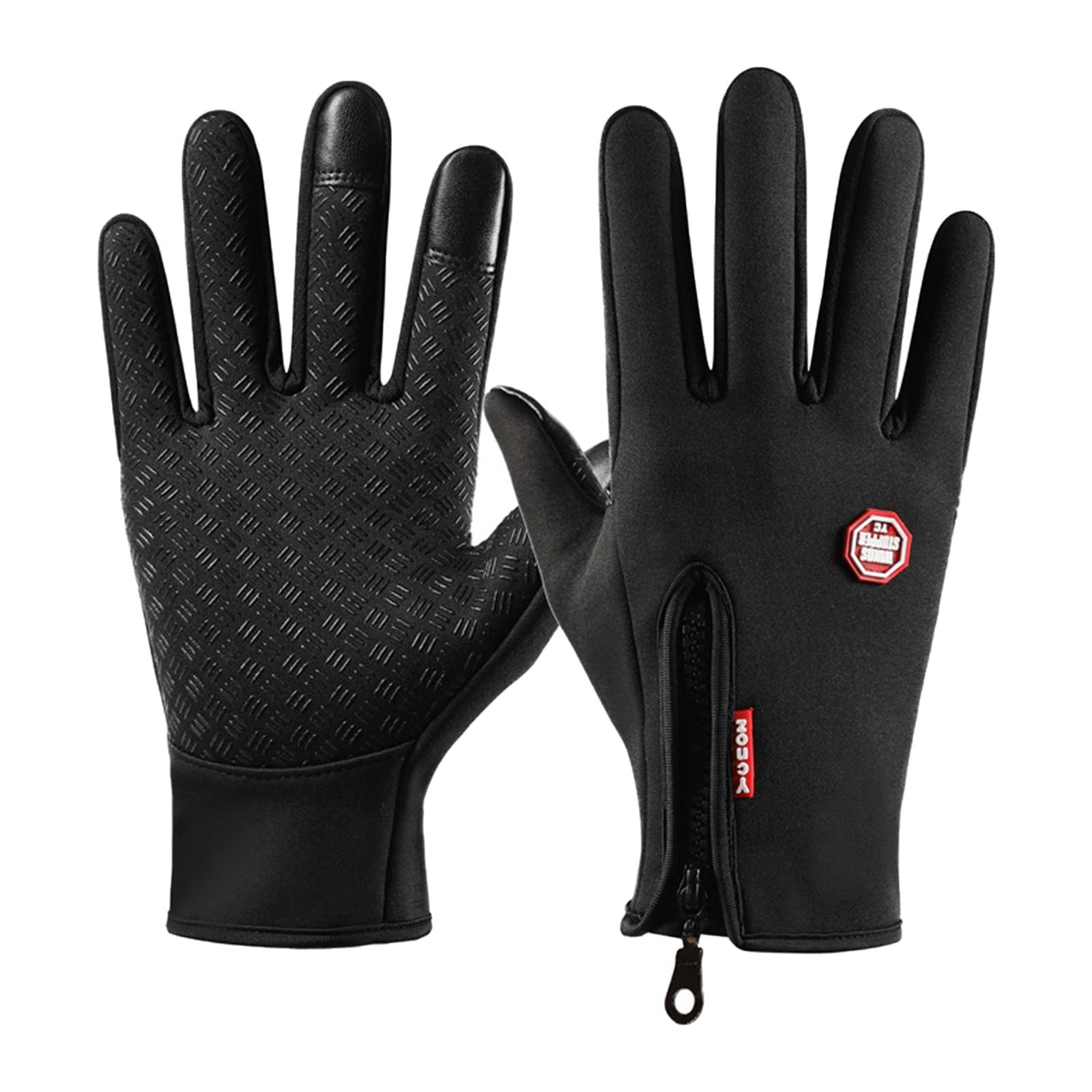 

Мужские и женские зимние перчатки для мотоциклистов, перчатки для защиты от холода, водонепроницаемые, ветрозащитные, утолщенные перчатки для спорта на открытом воздухе, теплые перчатки для бега и лыж XXL