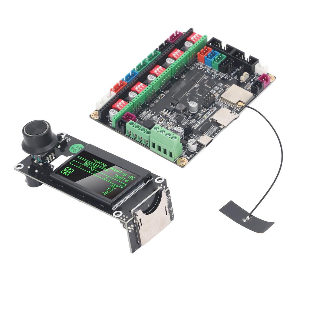 3D-Drucker Motherboard Kit Steuerplatine mit LCD-Bildschirm 5 A4988 Schrittmotortreiber Hauptplatine