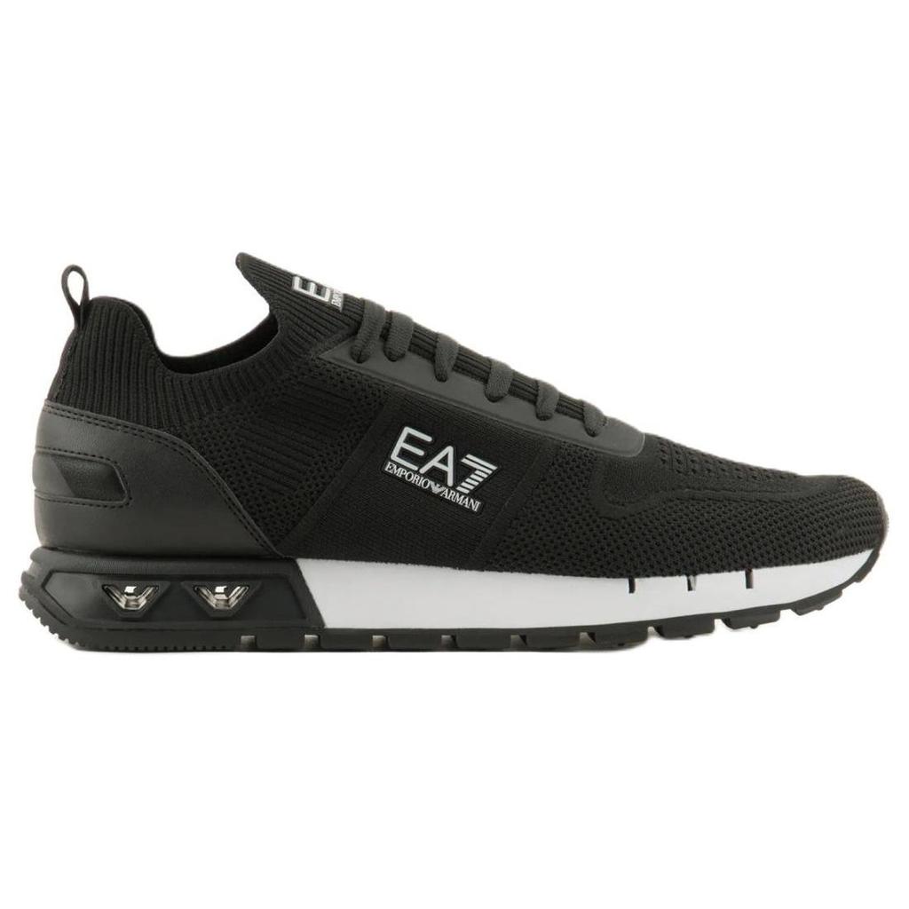 Emporio Armani EA7 Thick Sole Lace-Up Running Shoes Low Top Casual Shoes Men Sneakers Black X8X171XK3731N181