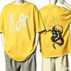 Korn Hot Band Vintage Tshirt Unisex Singer Cotton Unisex Tshirt New Tee Tshirt Unisexs Top 2026 Summer New Fashion Oversized Unisex