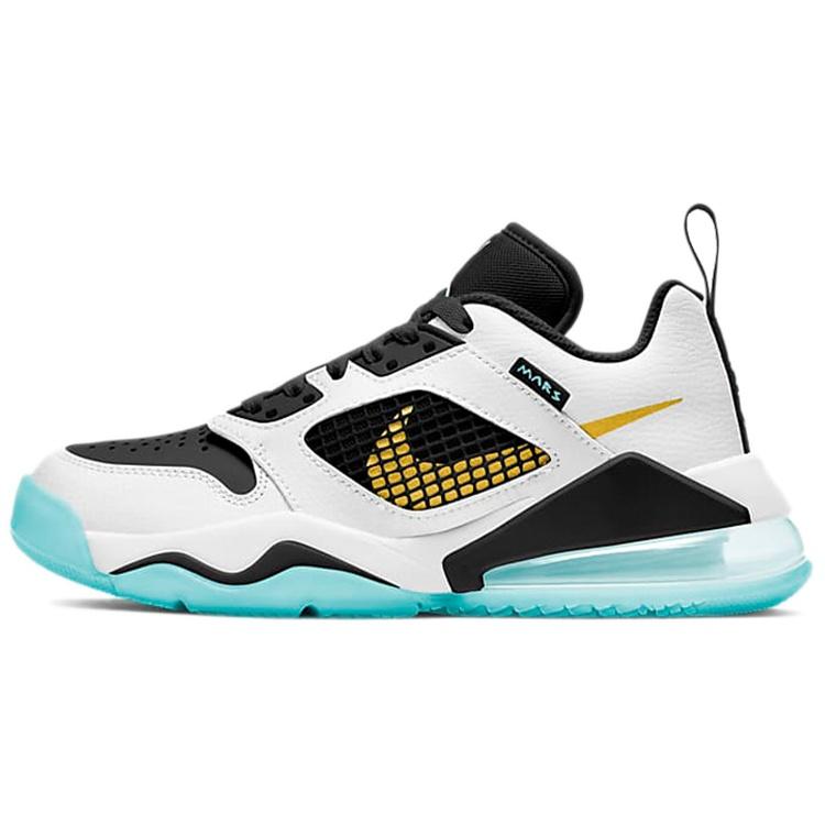 (GS) Air Jordan Mars 270 Low Black White Blue Kids CK2504-101 EU 36.5