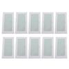 10 Pcs Wax Strips   Cleansing Double Sided Individual Package Hair Removal Wax Strips for Leg Arm