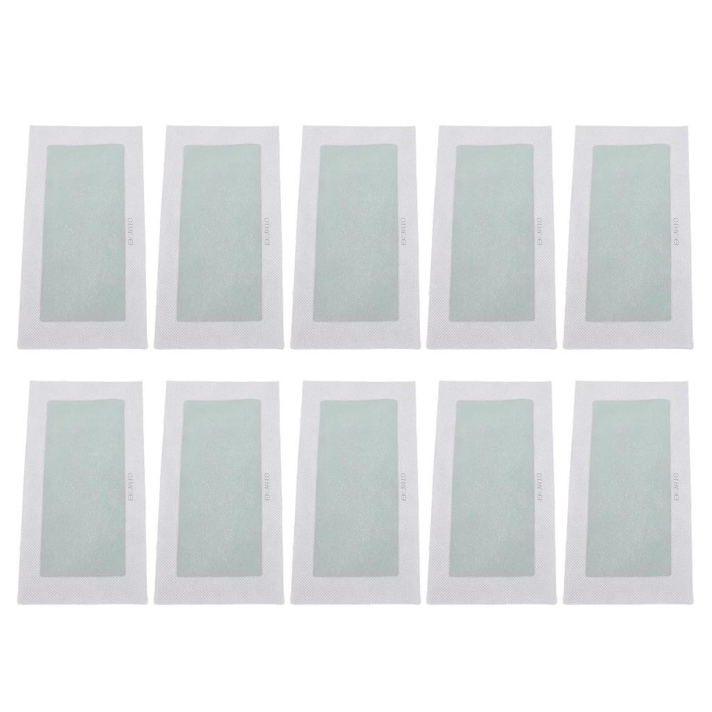 10 Pcs Wax Strips Cleansing Double Sided Individual Package Hair Removal Wax Strips for Leg Arm