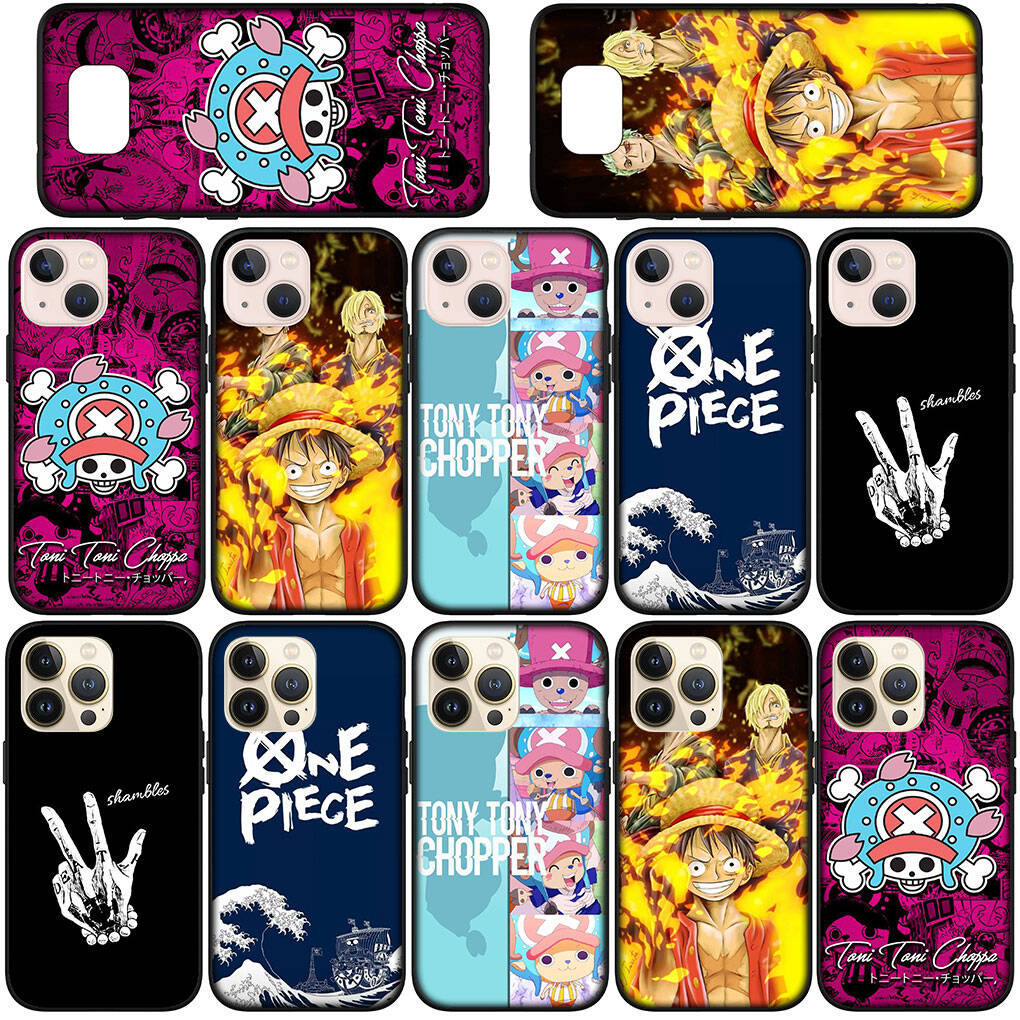 For Samsung Galaxy S25 S24 S23 iPhone 17 16 15 Xiaomi Redmi Note 14 13 12 11 Plus Pro Max Case Comics One Piece Luffy Tony Chopper OPPO Huawei Cover