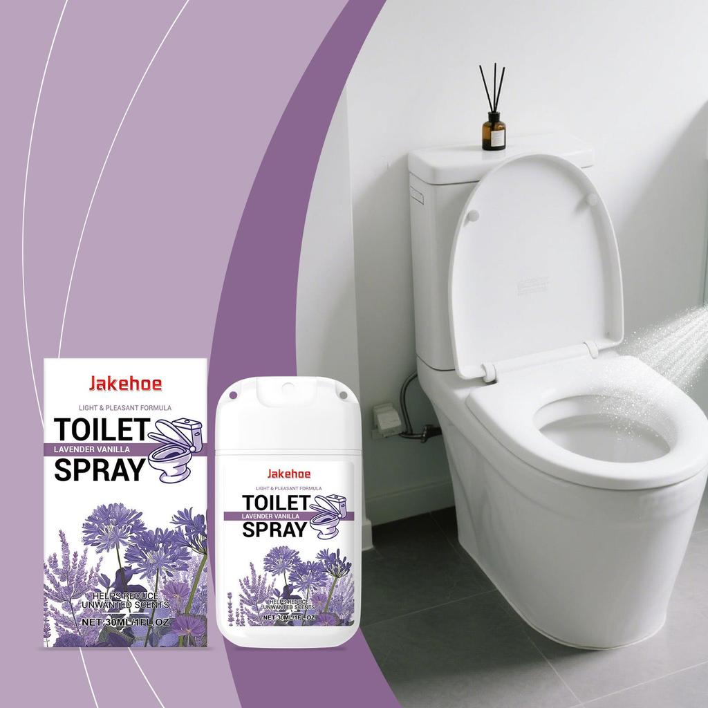 JAKEHOE Toilet Deodorant Spray: Long-Lasting Multi-Purpose Odor Freshener