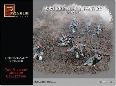 Pegasus Hobby WW1 Γαλλικό Πεζικό Πλαστικό Μοντέλο PH7199 1/72