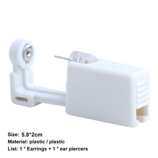 1 Set Ohrlochstecher Stecker Einweg-Piercing Tragbares Schmerzfreies Schnelles Piercing-Gerät für den Alltag