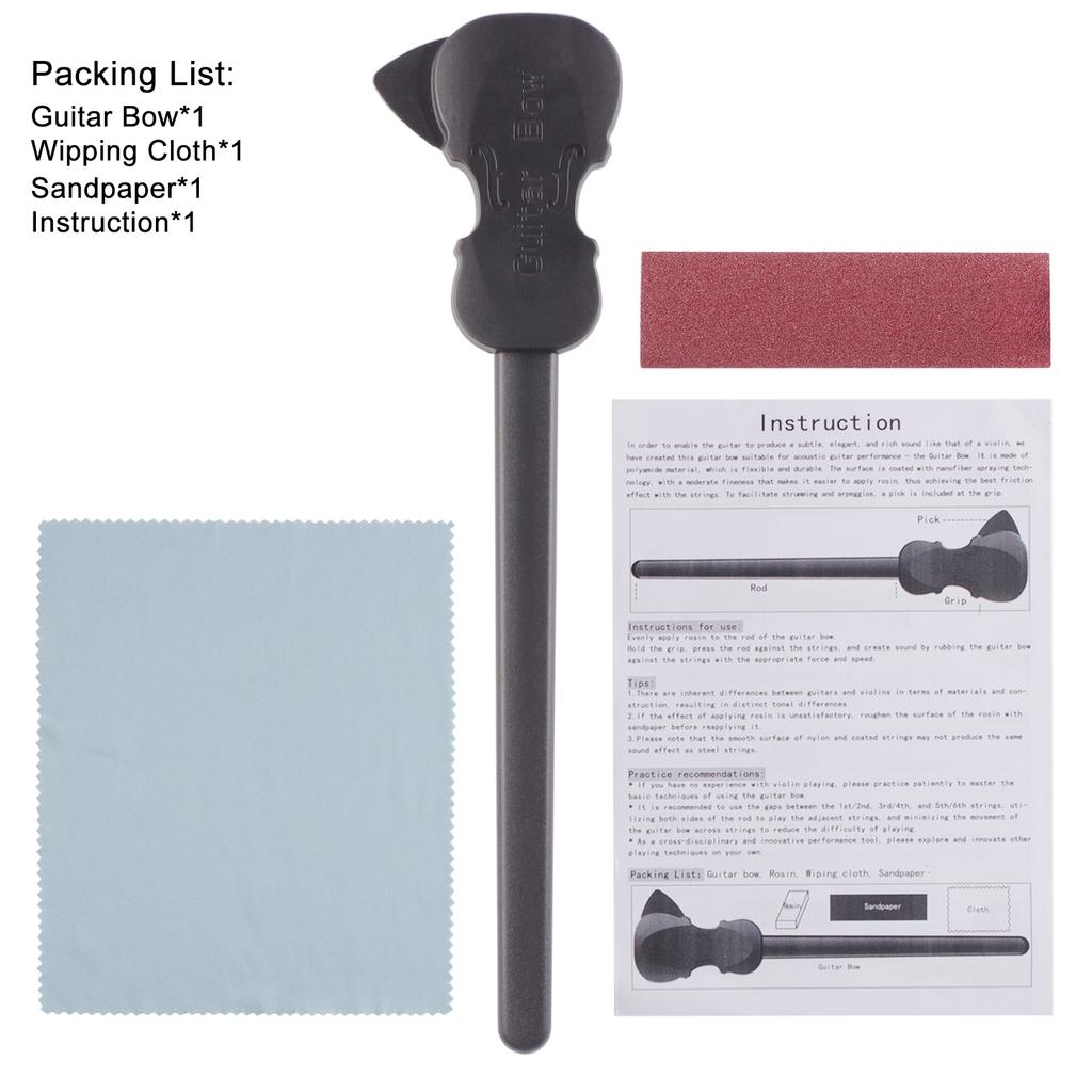 Luk na kytaru s trsátkem o tloušťce 0,7 mm pro folkovou akustickou kytaru Picasso Luk Strunný nástroj Hraní na kytaru Luk