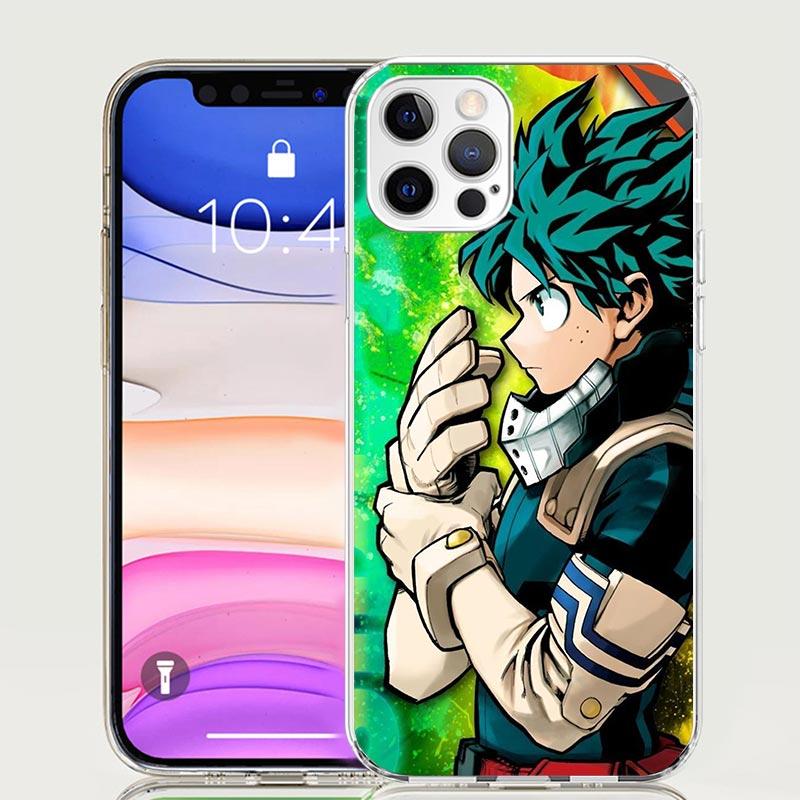 Midoriya Izuku Deku MHA My Hero Phone Case For iPhone 17 Air 16 15 Plus 11 14 Pro Max 13 Mini 12 7 8 + SE Pattern Art Customized