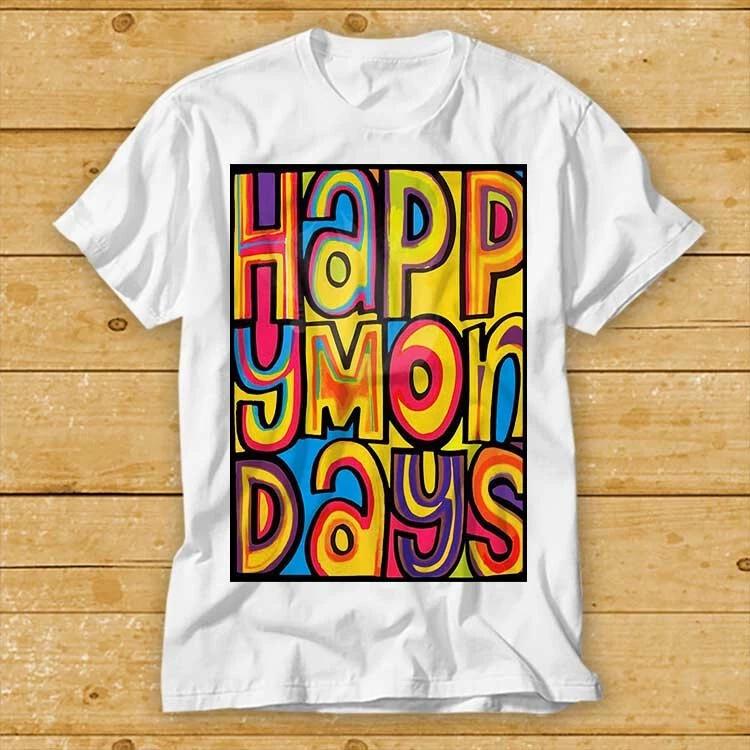 Happy Mondays Инди-танцы Madchester 90-х Без Райдер Футболка 2012 S