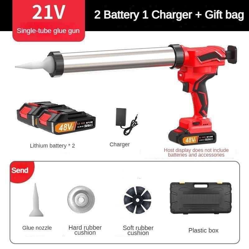 6-speed Adjustable Automatic Electric Glass Glue Gun Charging Hot Melt Glue Machine Household Portable Beauty Seam Power Tool