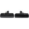 SCITOO Exterior Door Handle Compatible with 1992-2005 for Chevy for Astro Black Exterior Driver Left Passenger Right Exterior 2pc Replace Handle