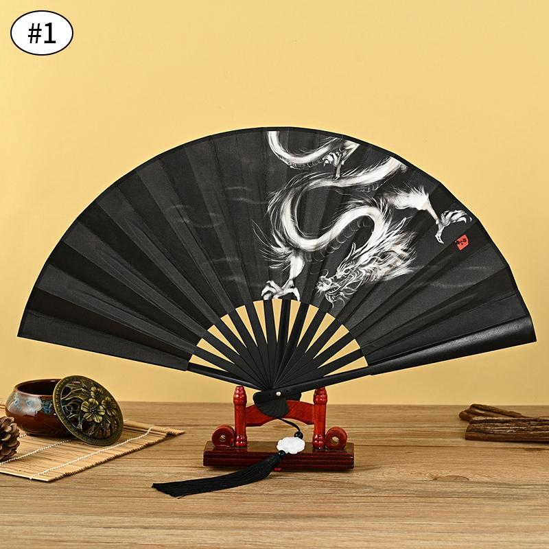 Chinese Style Folding Fans Bamboo Handheld Fans Vintage Hand Holding Fans For Wedding Party Gifts Dancing Props Wall Decoration