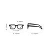Transparent Blue Frame Square Eyeglasses Women Anti Blue Rays Photochromic Shortsighted Hyperopia Progressive Eyewear