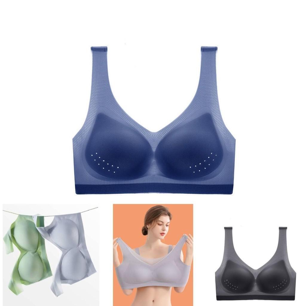 Ultra-thin Ice Silk Bra Cool And Comfortable Summer Wear For Large Chests