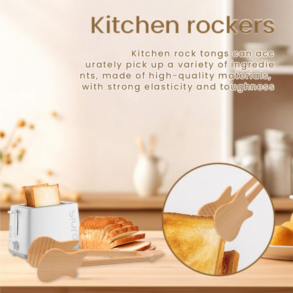 

Guitar Shaped Cooking Tong Heat Resistant Food Serving Tongs Multipurpose Long Handle Tongs for Pickles Cheese Bacon China Mainland