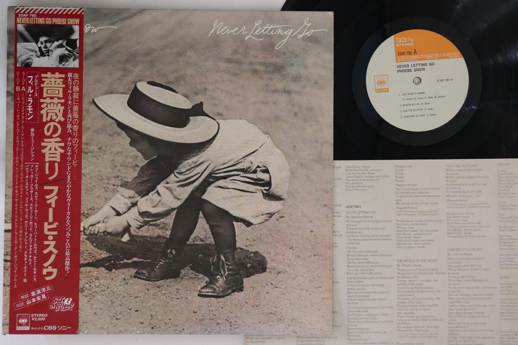 LP Record PHOEBE SNOW - Never Letting GO 25AP790 CBS SONY 1977 Japan Obi Rock Used