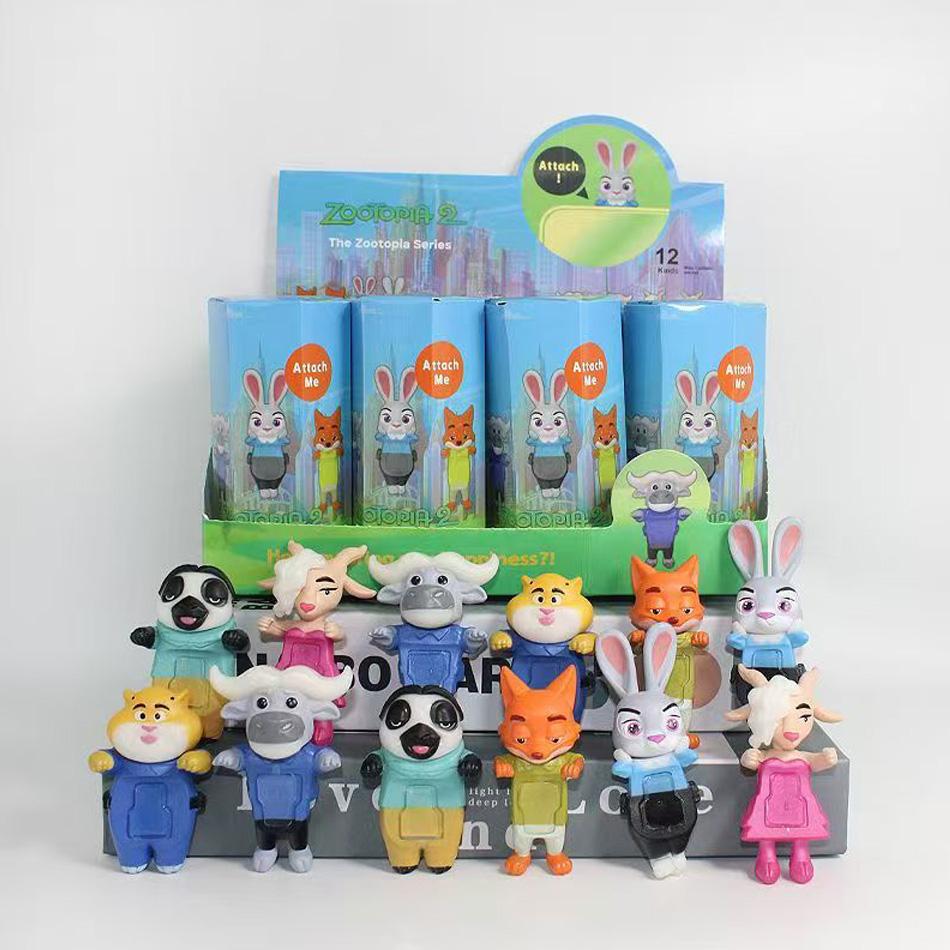 Zootopia 2 Blind Box Hot Anime FiguresMystery Box Toys Judy Nick PVC Action Figurines Trendy Collectibles for Boys Girls