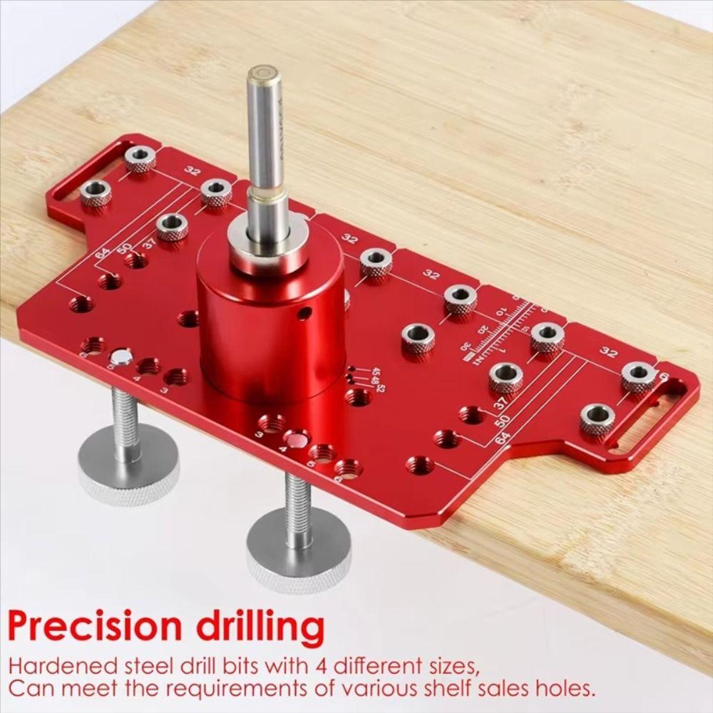 Accurate Positioning Drilling Guide Template Alignment Angles Shelf Pin Jig  Cabinet
