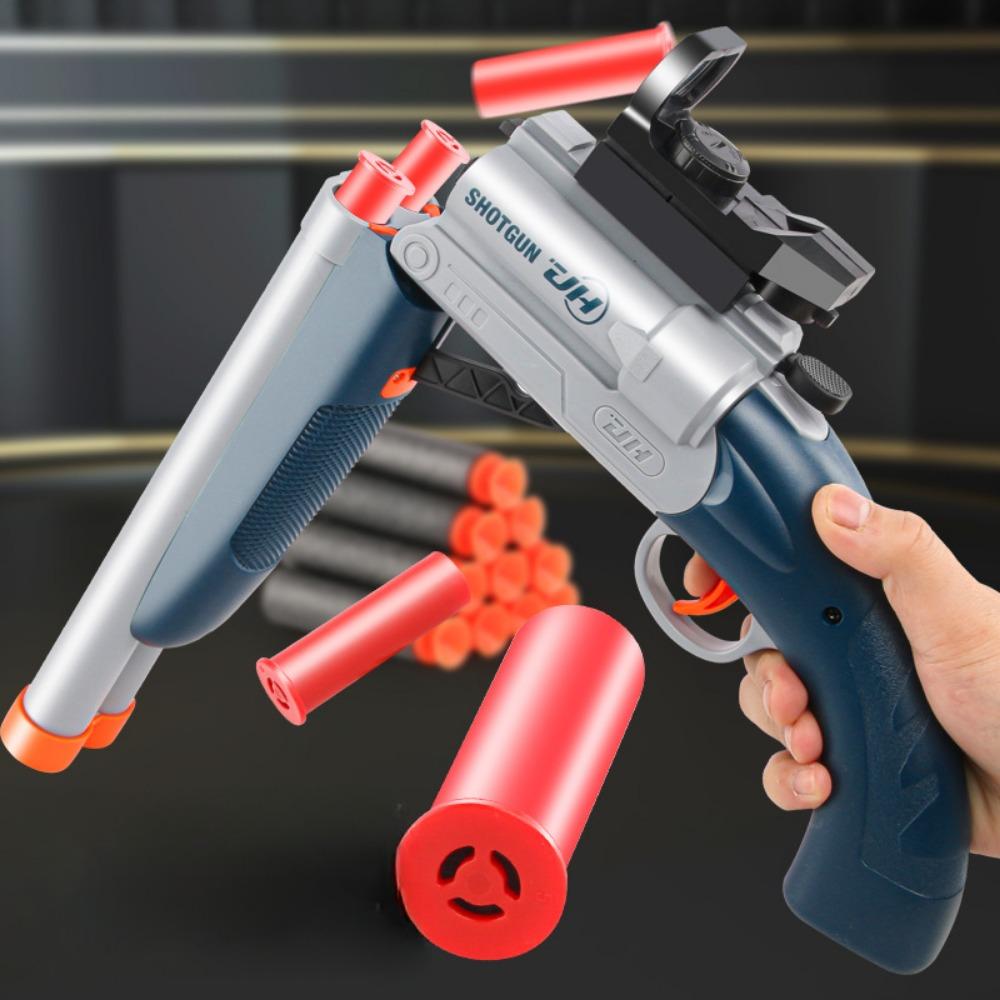 Toy Gun Models Foam Blasters Soft Bullet Sgun Empty Shell Ejecting Design Perfect for Children Indoor and Outdoor Play