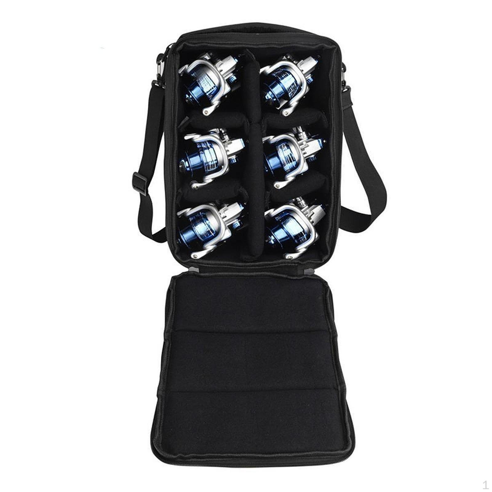 

Сумка для рыболовной катушки через плечо из нейлоновой ткани, практичная, водостойкая, ударопрочная, барабанные катушки